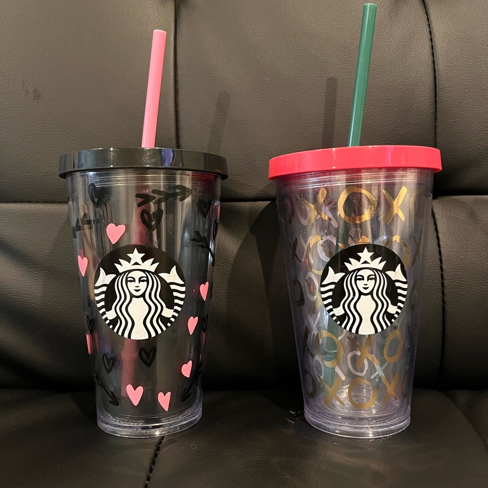 Valentines Starbucks Cups